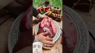 Id tog fogdog dfo food cooking steak outdoorcooking keşfet bushcraft bbq instral seafood [upl. by Ressler]