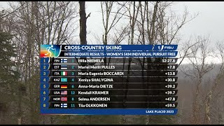 News Day 6 CrossCountry Skiing Womens 5km Individual Pursuit Free LakePlacid2023 [upl. by Paluas]