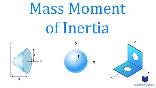 How to Find Mass Moment of Inertia  Mechanics Statics  Solved Examples [upl. by Eira]