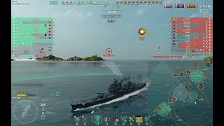 Japanese Cruiser Yodo Does 142k Dmg Gets 2 KIlls  1 Devastation Dreadnought Achivement [upl. by Mizuki]