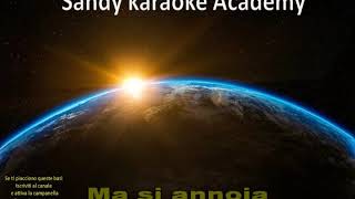 KARAOKE AMORE DISPERATO Nada versione dance demo [upl. by Pampuch]