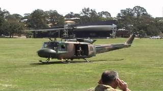 Australian Army UH1H Huey Iroquois farewell flight 2007 [upl. by Shari904]