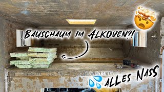 Damit hab ich nicht gerechnet Alles Nass im Alkoven 🤯 VW LT Familycamper Projekt [upl. by Aynatahs]