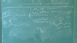 Synthesis of alcohols from alkenes 5 [upl. by Gilcrest]