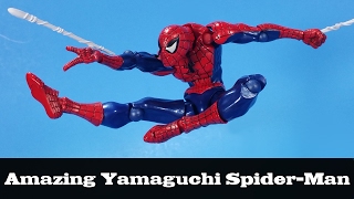 Amazing Yamaguchi SpiderMan Revoltech Figure Complex Kaiyodo Review [upl. by Aisilef]