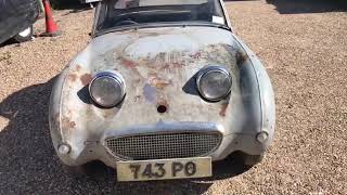 AUSTIN HEALEY FROGEYE SPRITE 1959 [upl. by Ellemac]