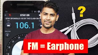 Why Earphone is Required to Play FM Radio in Smartphone [upl. by Sosna]