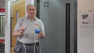 How to wire a transformer for an Ekey D Line Fingerprint Scanner on an Internorm Aluminium Door [upl. by Monty]