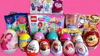 Disney collector Giant Surprise Eggs unboxing Huge collection of Fun Toys chocolate Surprise Eggs [upl. by Ivonne861]