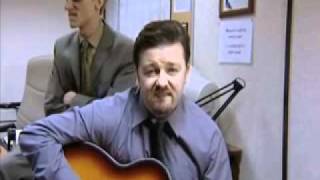 The Office UK Closing Credits  David Brent version of Handbags amp the Gladrags [upl. by Nosemyaj503]