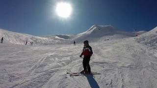 Skiing the Piste Lac Tignes France 2020  GOPR0631 [upl. by Valerie]