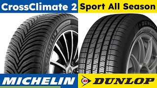 Michelin CrossClimate 2 vs Dunlop Sport All Season [upl. by Absa]