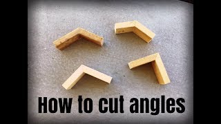 How to measure and cut angles for baseboard crown moulding etc [upl. by Sybille]