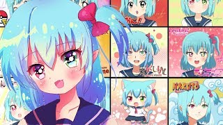 Draw in 42 Anime art style challenge [upl. by Kalmick964]