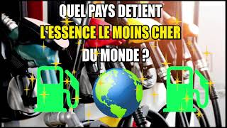 Le pays où lessence est le moins cher [upl. by Bevvy]