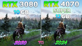 RTX 4070 SUPER vs RTX 3080  Test in 10 Games [upl. by Xirdnek]