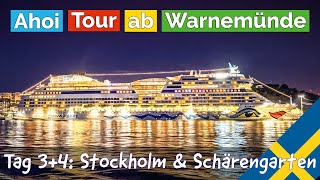 Stockholm amp der Schärengarten  AHOI TOUR von Warnemünde 3 mit AIDAsol  Sommer 2021 [upl. by Atirhs807]