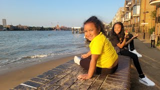 Deptford Wharf to Tower Bridge with AlaiyaLi  Thames Path Walk [upl. by Ydnolem984]