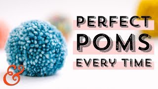 How to Make a PERFECT POM POM Every Time [upl. by Astto203]