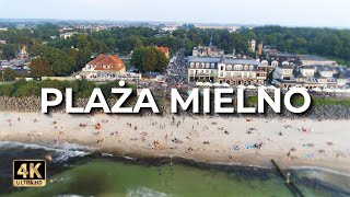 Plaża Mielno  Plaża w Mielnie z drona  Lato  LECE W MIASTO™ 4k [upl. by Hylton823]