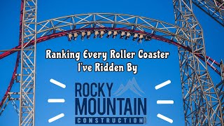 Ranking EVERY RMC Roller Coaster I’ve Ridden 2023 [upl. by Jacklyn]