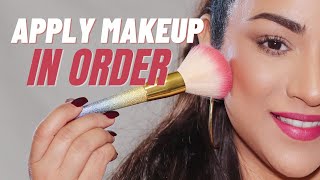 The Right Order to Apply Makeup StepbyStep Guide from a Makeup Artist [upl. by Lertsek]