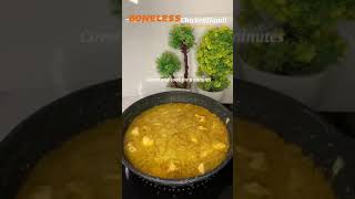 boneless chicken handi recipebonelesschicken bonelesschickenhandi [upl. by Lehar]