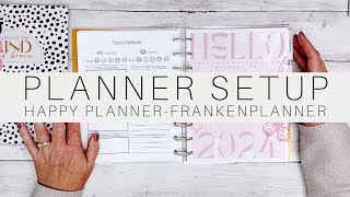 Happy Planner  Franken Planner Setup  3 Planners in One [upl. by Lukin]