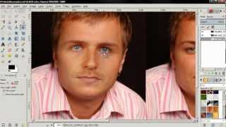 Face Replace Match Skin Color  GIMP 28 Tutorial [upl. by Showker]