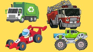 Learn Vehicles  Street Vehicle Video for Kids  Educational Video for Kids [upl. by Ihsar]