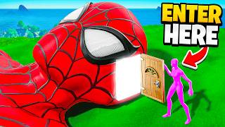 Hiding INSIDE Superheros to WIN Hide amp Seek Fortnite [upl. by Alikat484]