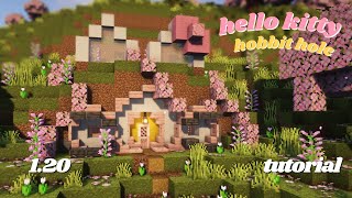 Cute Hello Kitty Inspired Cherry Blossom Hobbit Hole [upl. by Arded]