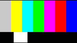 Television Color Bars Test Pattern NTSC HD PAL [upl. by Anohsal]