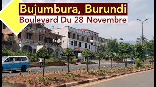 Boulevard Du 28 Novembre South Bujumbura Burundi [upl. by Fredette920]