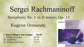 Rachmaninoff Symphony No 1 Eugene Ormandy 1966 [upl. by Nayar]