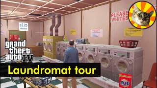 Laundromat tour at night from Hung Out to Dry  GTA IV  The Game Tourist [upl. by Cannon]