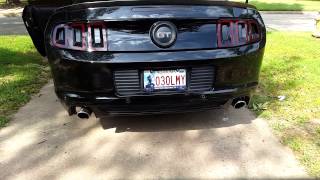 2013 Mustang GT muffler delete [upl. by Yrocal]