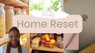 Home Monthly Reset  Homemaking Motivation [upl. by Haig]