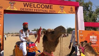 Desert Festival 2021  Maru Mela Rajasthan Jaisalmer Colorful Rajasthan [upl. by Just]