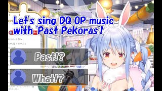 Hololive Pekora enjoyed singing Dragon Quest opening music with quotPast PekorasquotEng sub [upl. by Vivia]