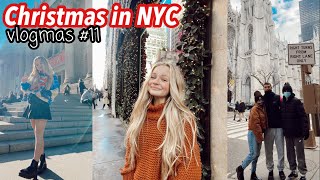 vlogmas 11  Christmas in NYC  Pressley Hosbach [upl. by Bokaj]