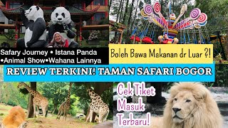 TAMAN SAFARI BOGOR TERKINI ‼️Cek Tiket Masuk 2024 [upl. by Yzzo]