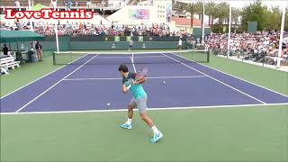 Roger Federer Training with Stan Wawrinka  Court Level View  ATP Tennis [upl. by Murat]