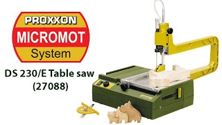 PROXXON DS 230E Table saw 27088 [upl. by Asile33]