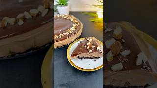 Nutella Cheesecake  No Bake Cheesecake shorts asmr cheesecake [upl. by Freida]