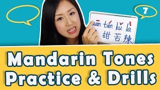 Learn Chinese Tones Practice Mandarin Tones with 酸甜苦辣  Yoyo Chinese Tone Practice [upl. by Aizat]