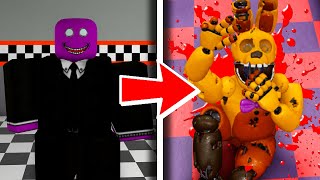 ALL FNAF Springlock Failures in Roblox [upl. by Inavoig639]