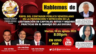 HABLEMOS DE Papel del CPC en la prevención y detección de la legitimación de capitales [upl. by Lynne]