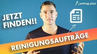 REINIGUNGSAUFTRÄGE FINDEN  Jetzt hier Aufträge erhalten [upl. by Aliahs]