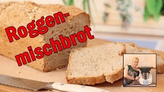 Leckeres Roggenmischbrot mit dem Thermomix [upl. by Hal141]